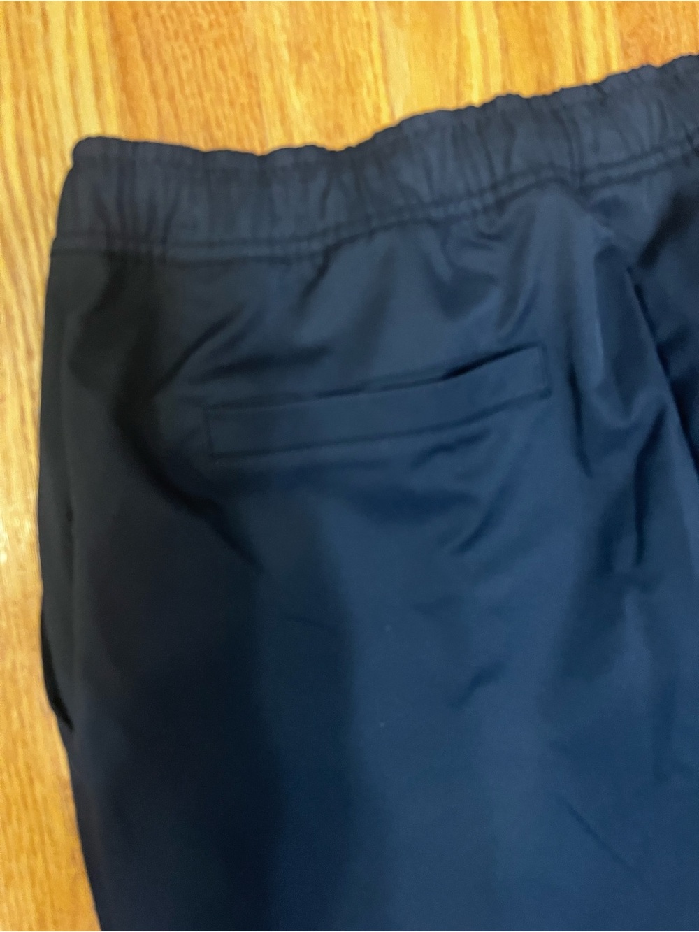 Nike Black Jogger Pants with White Drawstring - Picture 6 of 7